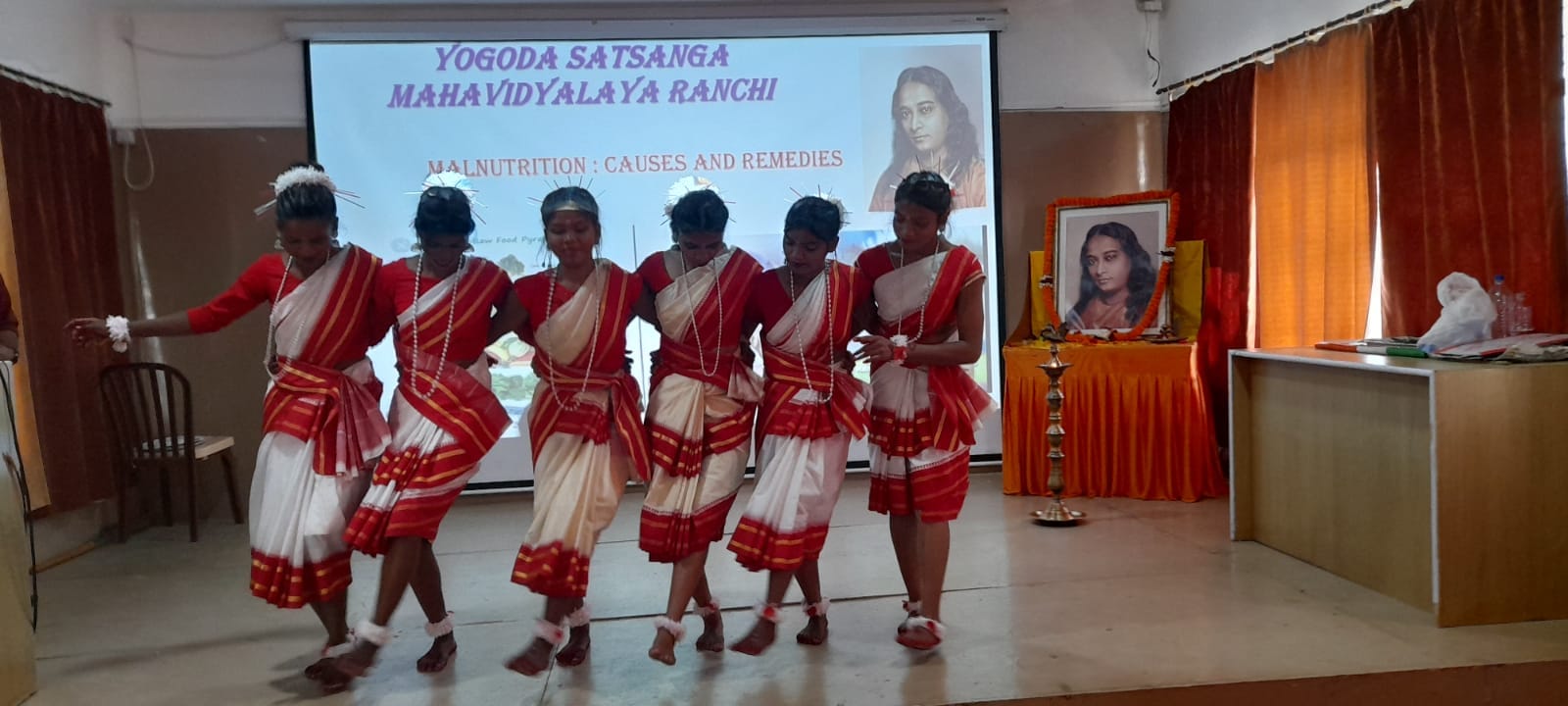 The NSS Unit II of Yogoda Satsanga Mahavidyalaya organized an awareness programme on Malnutrition-A Public Health Concern.